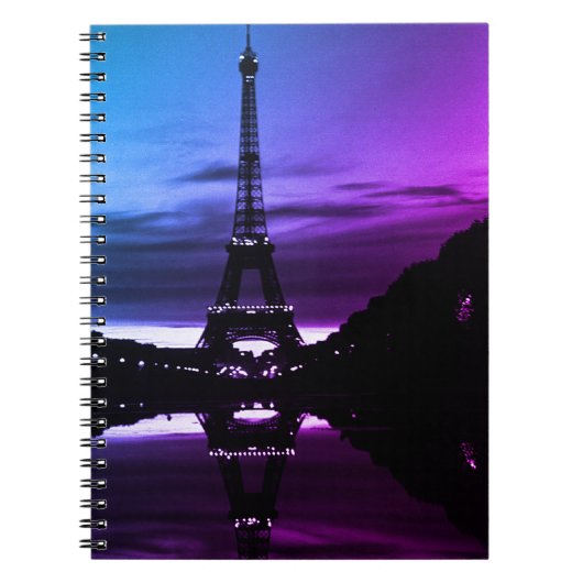 Carnet Vintage France Paris Eiffel (Devant)