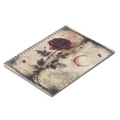 Carnet Vintage gothique foncé (Côté gauche)