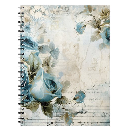 Carnet Vintage gothique foncé (Devant)