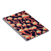 Carnet Vintage Graphics Champignons Motif sans couture (Côté Droit)