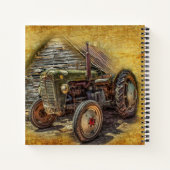 Carnet Vintage Green Tractor Rustic (Dos)