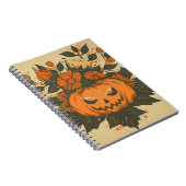 Carnet Vintage/Halloween/Automne/citrouille (Côté Droit)