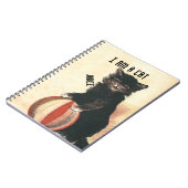 Carnet Vintage HALLOWEEN Chat noir (Côté gauche)