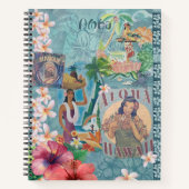 Carnet Vintage Hawaii: Aloha Greeting Planner (Devant)