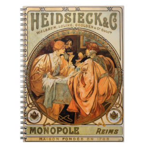 Carnet Vintage Heidsieck & Co Monopoles Reims Wine