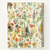 Carnet Vintage imprimé végétal (Dos)