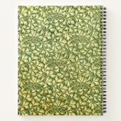 Carnet Vintage Jaune et vert nom du motif (Dos)