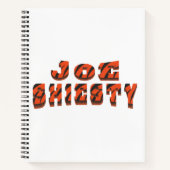 Carnet Vintage Joe Shiesty - Football Cincinnati (Devant)