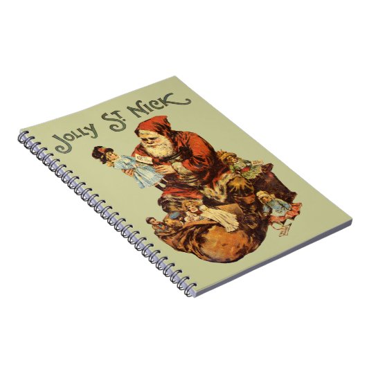 Carnet Vintage Jolly St. Nick (Côté Droit)