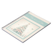 Carnet vintage Joyeux Noël personnalisé (Côté gauche)