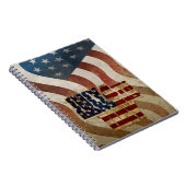 Carnet Vintage Juillet 4 Indépendance Conception (Côté Droit)