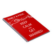 Carnet Vintage KEEP CALM  GET MARRIED (Côté Droit)