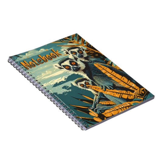 Carnet Vintage Lemur (Côté Droit)