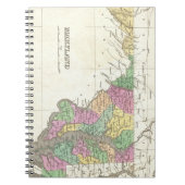 Carnet Vintage Map of Maryland (Devant)