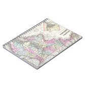 Carnet Vintage Map of Maryland (Côté gauche)