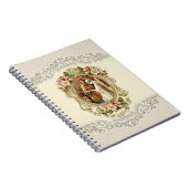 Carnet Vintage Mariage religieux Fiançailles Floral (Côté Droit)