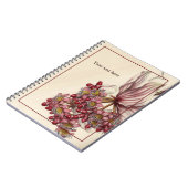 Carnet vintage Medinilla Magnifica (Côté gauche)