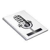 Carnet Vintage microphone (Côté Droit)