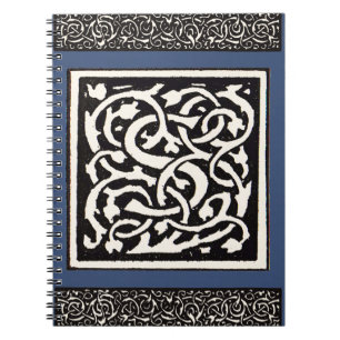 Carnet Vintage Monogram S Art Nouveau Letter