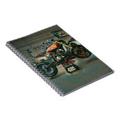 Carnet vintage motorcycle art (Côté Droit)