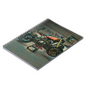Carnet vintage motorcycle art (Côté gauche)