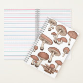 Carnet Vintage Mushrooms Notebook (À l'intérieur)