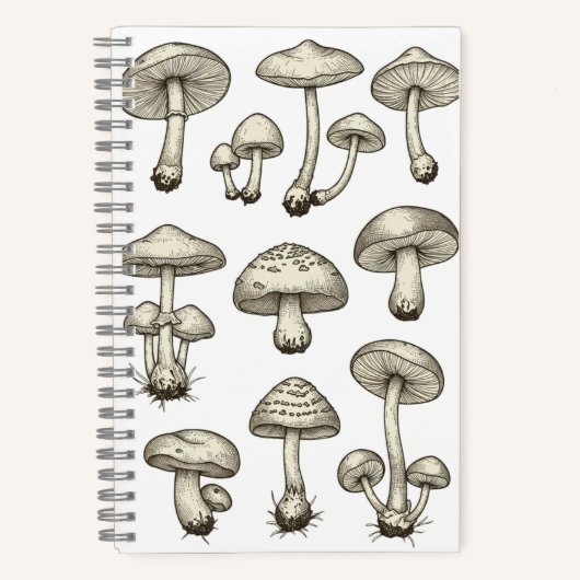 Carnet Vintage Mushrooms Notebook (Recto)
