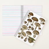 Carnet Vintage Mushrooms Notebook (À l'intérieur)
