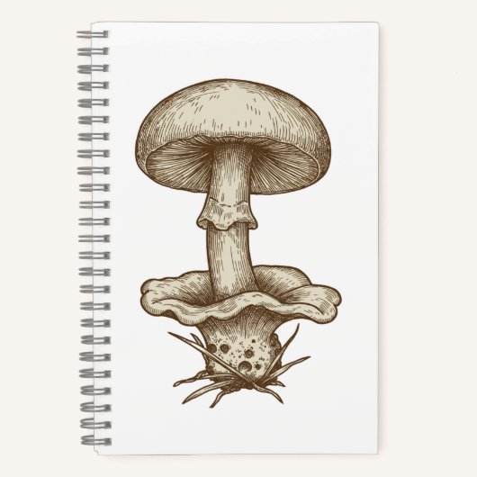 Carnet Vintage Mushrooms Notebook (Recto)