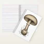 Carnet Vintage Mushrooms Notebook (À l'intérieur)