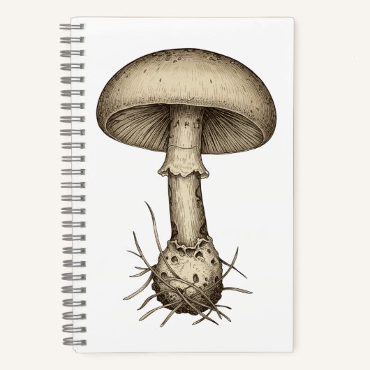 Carnet Vintage Mushrooms Notebook (Recto)