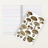 Carnet Vintage Mushrooms Notebook (À l'intérieur)