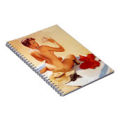 Carnet Vintage Naughty Beach Beauty Pin Up (Côté Droit)