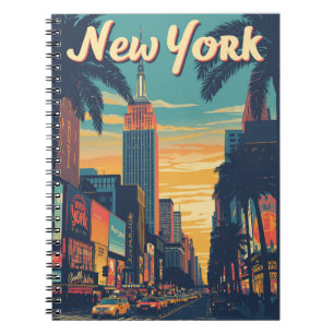 Carnet Vintage New York City Skyline
