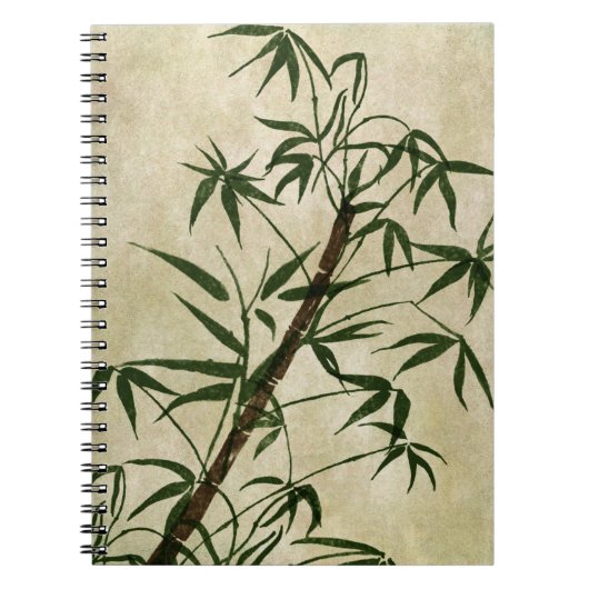 Carnet Vintage Oriental Bamboo 1 (Devant)