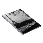 Carnet Vintage Paris Tour Eiffel coucher de soleil (Côté Droit)