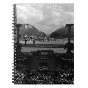 Carnet Vintage Paris Triumphal Arc Soldat inconnu