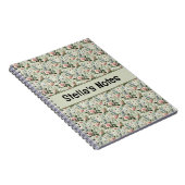 Carnet Vintage Pastel Floral Motif botanique (Côté Droit)