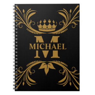 Carnet Vintage Personalized Monogram and Name