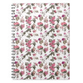 Carnet Vintage Pink Roses (Devant)