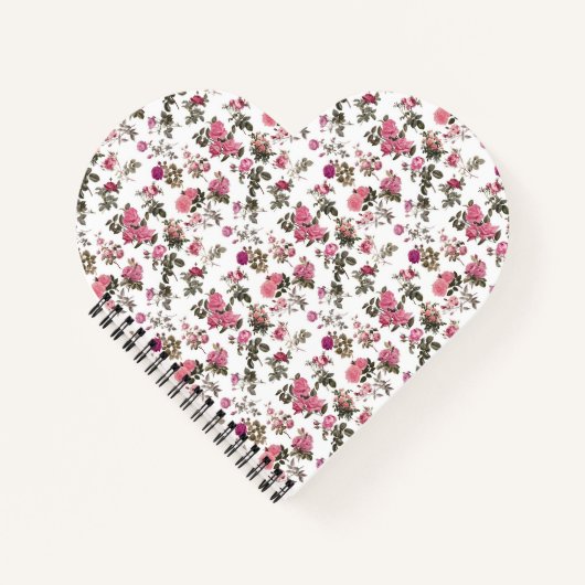 Carnet Vintage Pink Roses (Devant)