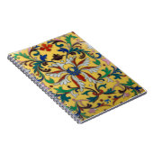 Carnet Vintage rétro Floral Botanique Monogramme (Côté Droit)