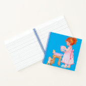 Carnet Vintage Retro Pretty Little Girl (Intérieur)