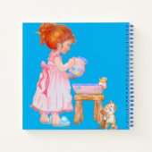 Carnet Vintage Retro Pretty Little Girl (Dos)