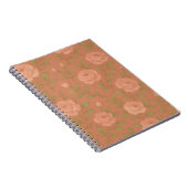Carnet Vintage Rose Spiral Notebook (Côté Droit)