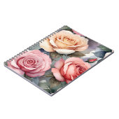 Carnet Vintage roses (Côté gauche)