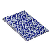 Carnet vintage Royal Blue Damask (Côté Droit)