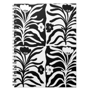 Carnet Vintage sans couture dessinée à la main florale un