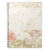 Carnet Vintage Shabby Chic Douce Angelique (Devant)