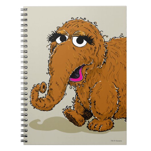 Carnet Vintage Snuffleupagus (Devant)